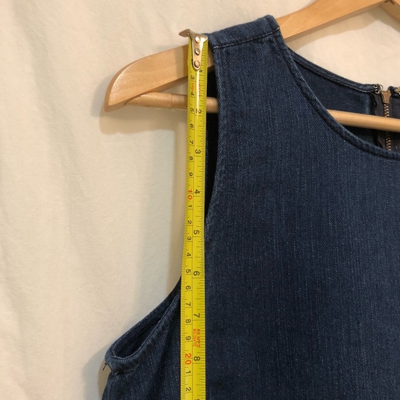 Madewell Soft Denim Lace Trim Tank - Picture 7 of 8